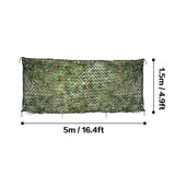 Hunting Camouflage Net Outdoor Blind Tree Stand Waterproof Rot-Resistance Mould-Resistance Suitable War Game Sports Camping