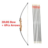 30/40LBS Straight Bow Split 51 Inches Entry Bow With Arrows For Children Youth Archery Hunting Shooting Kids  Bow