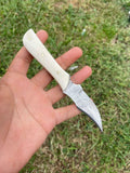 Custom Handmade Damascus Skinner Knife