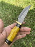 Custom Handmade Damascus Steel Hunting Knife
