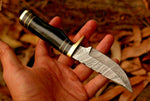 Custom Handmade Damascus Steel Hunting Knife