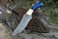 Custom Handmade Damascus Steel Hunting Knife