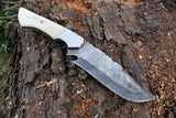 Custom Handmade Damascus Steel Hunting Knife