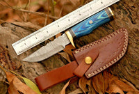 Custom Handmade Damascus Steel Hunting Knife