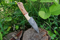 Custom Handmade Damascus Steel Hunting Knife