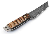 Custom Handmade Damascus Steel Tanto Knife
