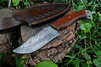 Custom Handmade Damascus Steel Hunting Knife