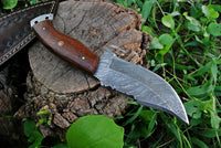 Custom Handmade Damascus Steel Hunting Knife